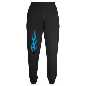 flammen - Unisex Jogginghose - Schwarz - Vorne - AI Model Female 172 light (172cm)