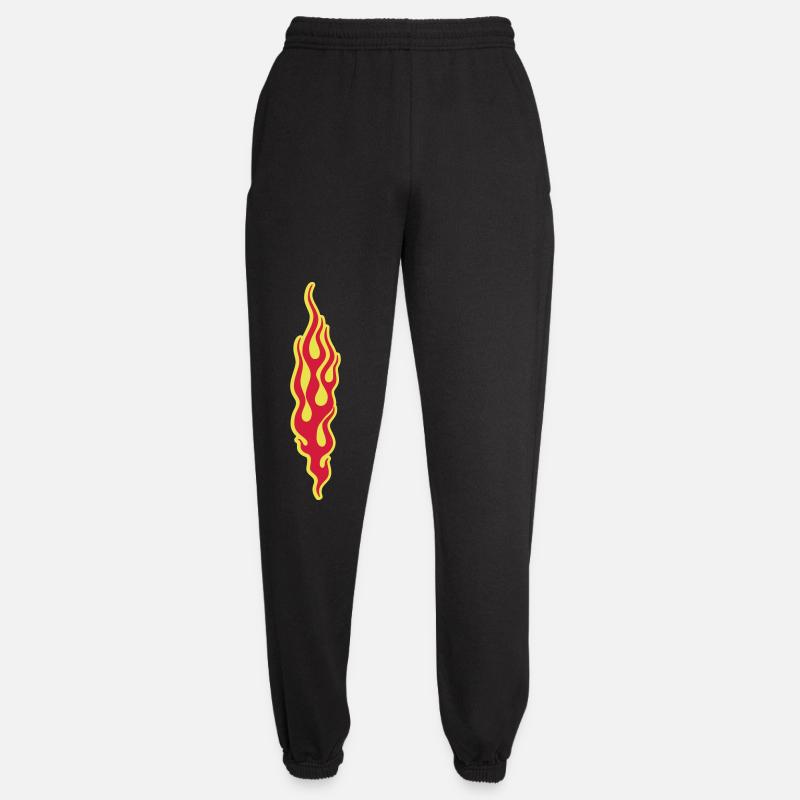 flammen - Pantalon de jogging unisexe - noir