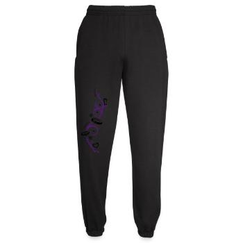 Tribal with Symbols of love - Unisex Joggers - black - Front - AI Model Female 172 light (172cm)