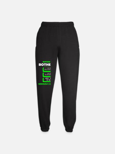 Før du generer mig Funny Tech Support Checklist - Unisex joggingbukser - sort