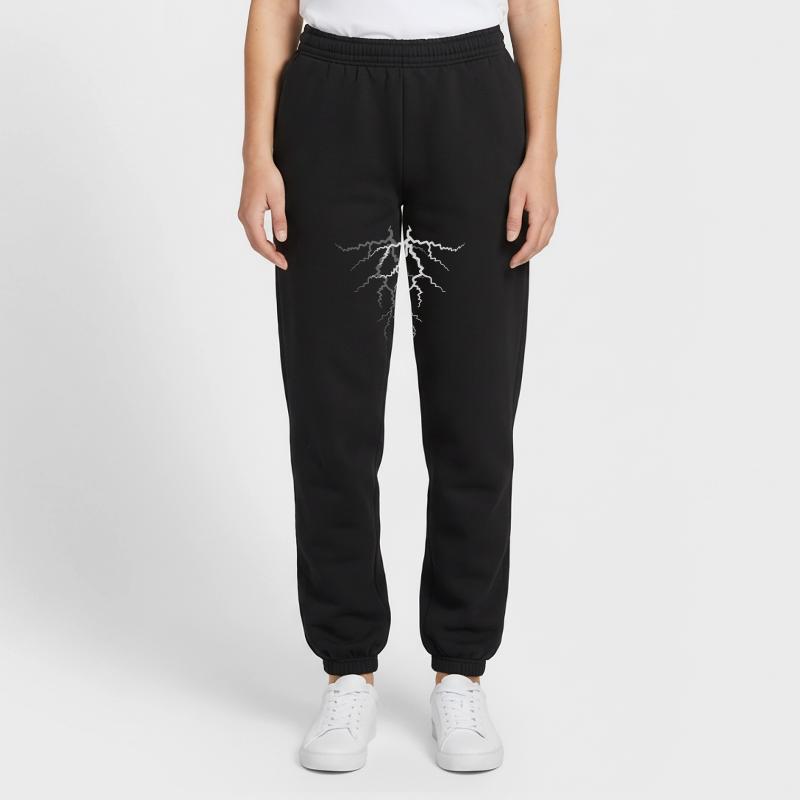 pattern lightning thunder weather storm electris Unisex Joggers