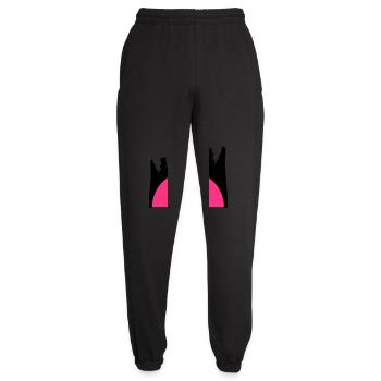 lever de soleil palmiers vacances Miami vacances soleil som - Pantalon de jogging unisexe - noir - Devant - AI Model Female 172 light (172cm)