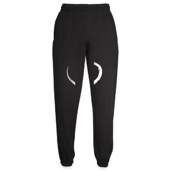 Heart - symbol - emblem - Unisex Joggers - black - Front - AI Model Female 172 light (172cm)