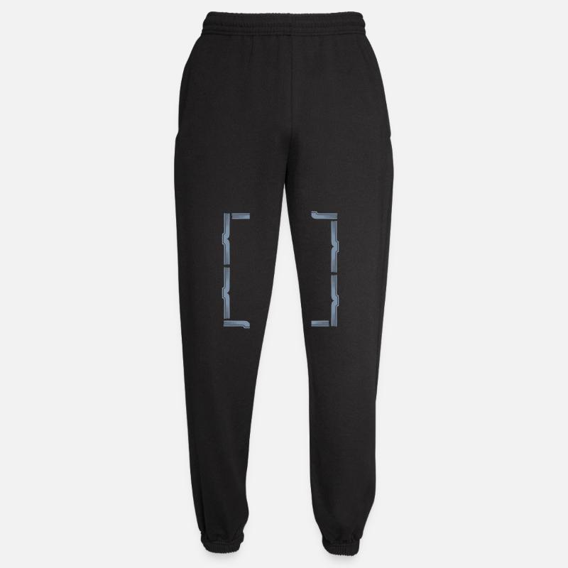 Books Square Frame Border - Unisex Joggers - black