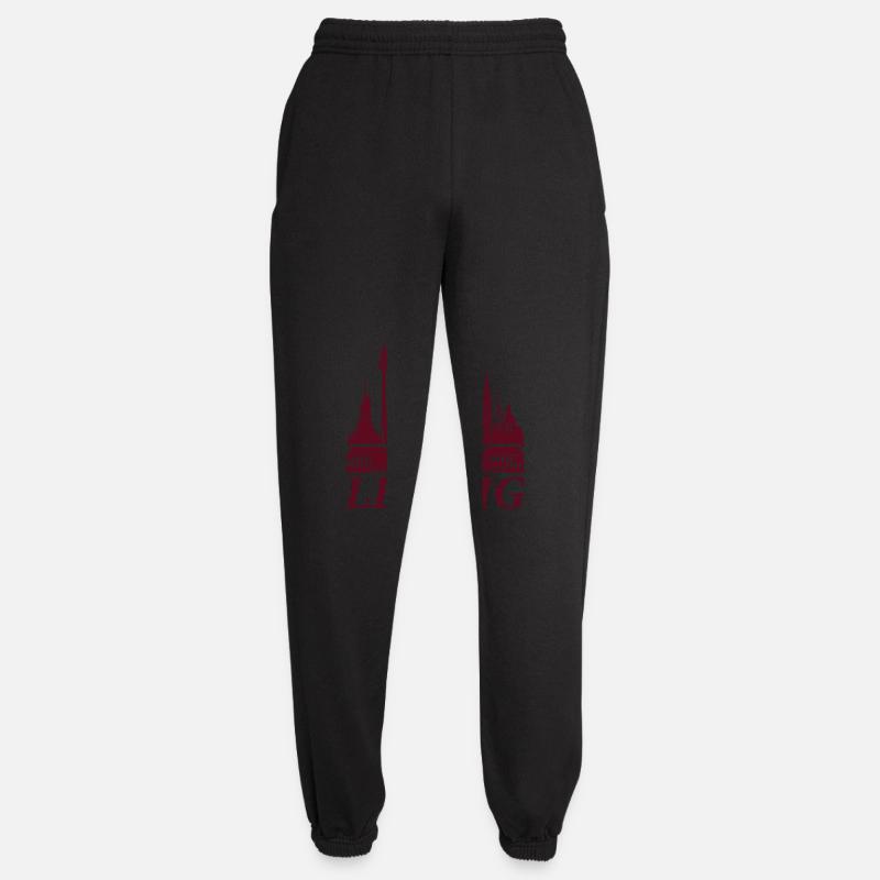 leipzig skyline - Unisex Jogginghose - Schwarz