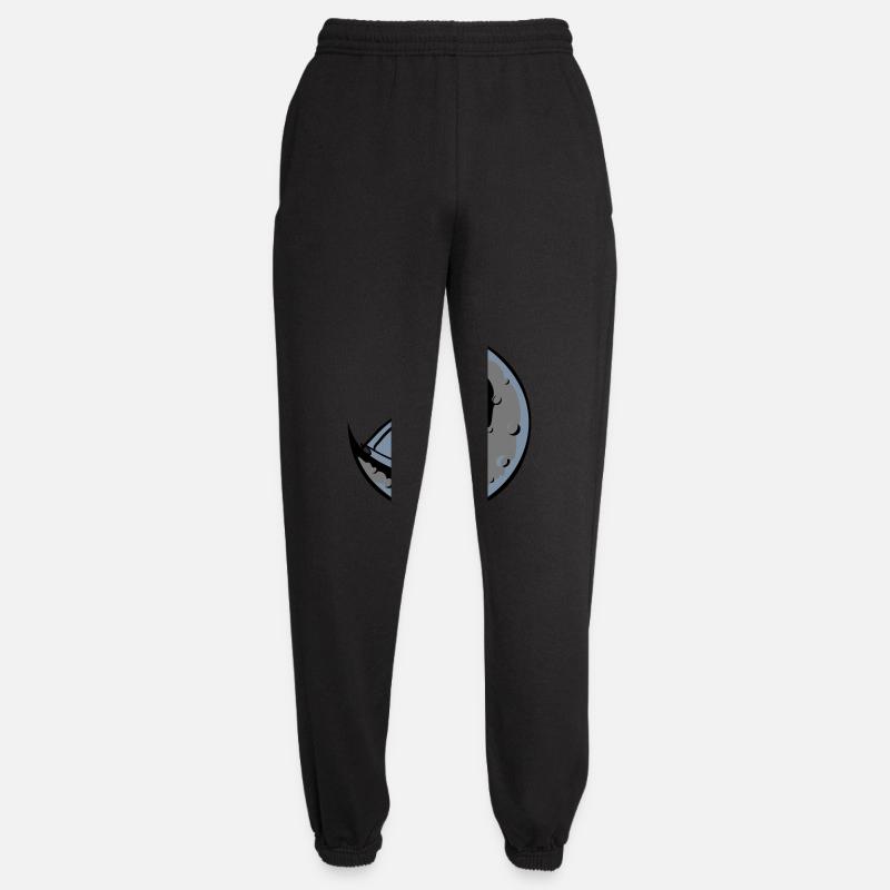 Moon Camping Tent Space - Unisex Joggers - black