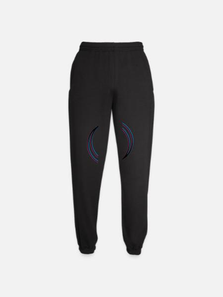 2 cercles 3D - Pantalon de jogging unisexe - noir