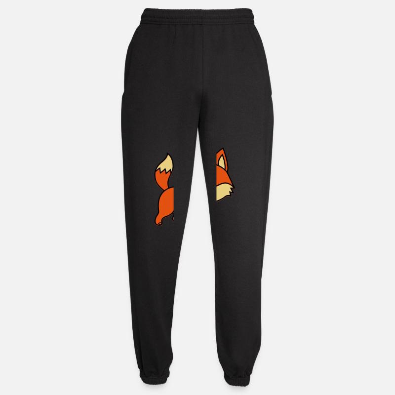 fox - Unisex Joggers - black