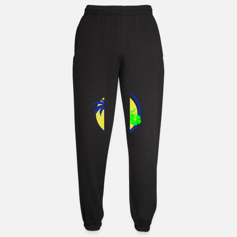 Palmier Colibri Hibiscus - Pantalon de jogging unisexe - noir