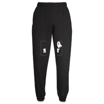 This is Some Boo Sheet - Unisex Joggers - black - Front - AI Model Female 172 light (172cm)