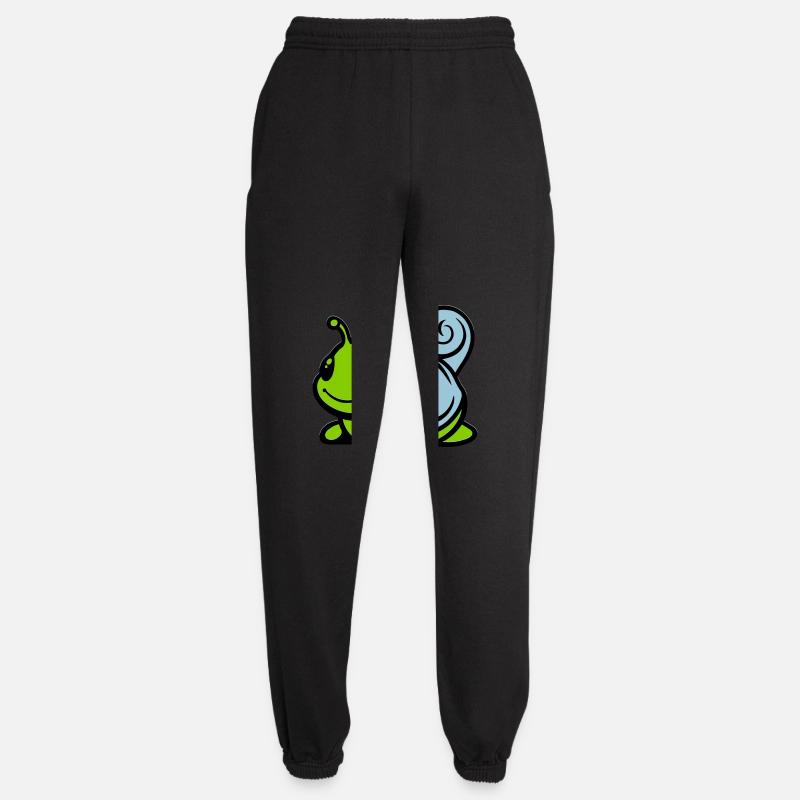 schnecke comic - Unisex Jogginghose - Schwarz