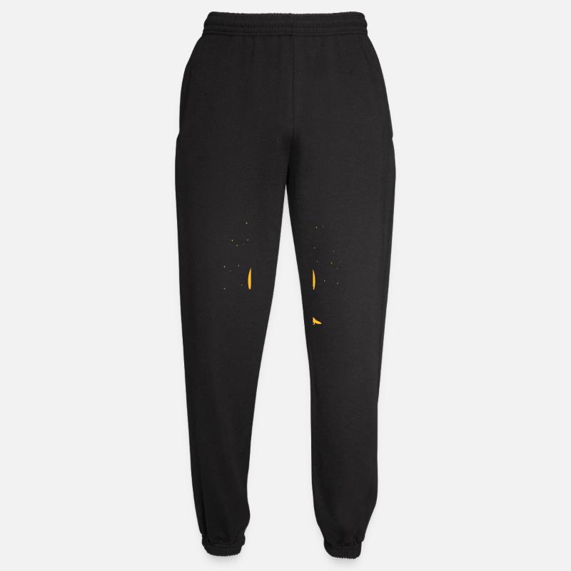 Fox and Moon - Unisex Joggers - black