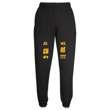 Je suis un CUISINIERE en or 186!!!5 - Pantalon de jogging unisexe - noir - Devant - AI Model Female 172 light (172cm)