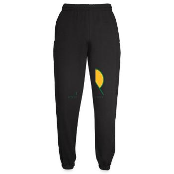 Minimalistisches Ischgl-Logo - Unisex Jogginghose - Schwarz - Vorne - AI Model Female 172 light (172cm)