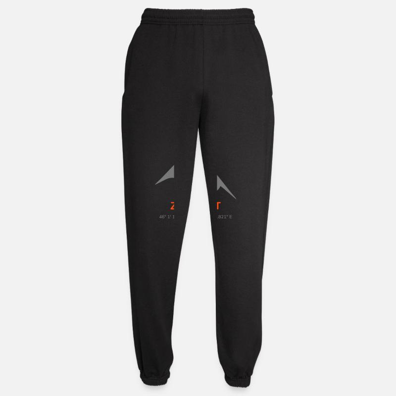 Minimalistisches Zermatt-Logo - Unisex Jogginghose - Schwarz