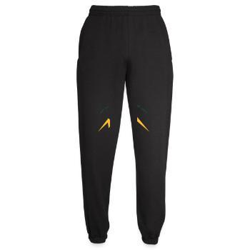 Minimalistisches Kitzbühel-Logo - Unisex Jogginghose - Schwarz - Vorne - AI Model Female 172 light (172cm)