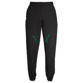 2 Igel Süße Zwei Freunde Gitarre Spielen Band Team - Unisex Jogginghose - Schwarz - Vorne - AI Model Female 172 light (172cm)