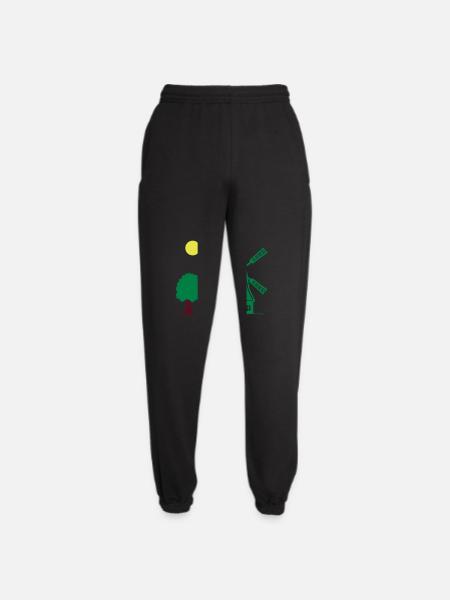 Windmill Tree - Unisex Joggers - black