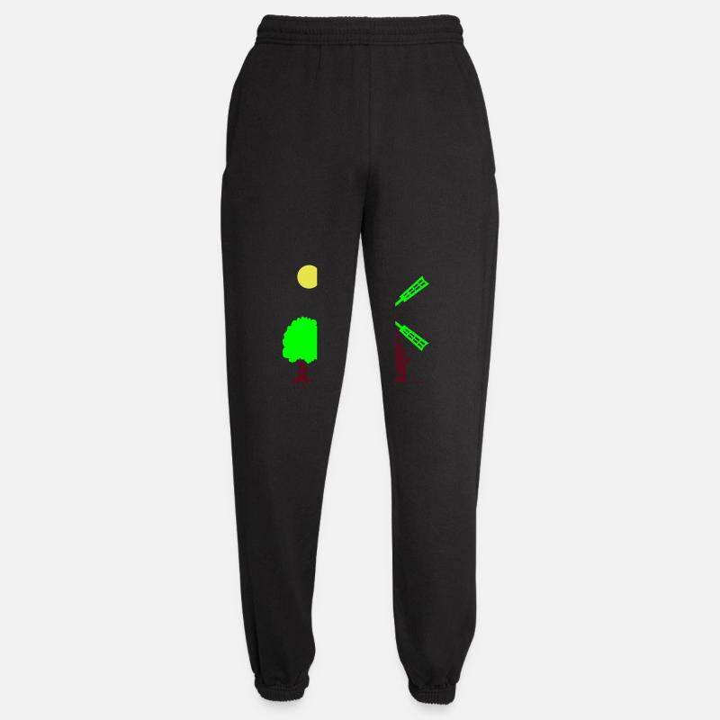 Windmill Tree - Unisex Joggers - black