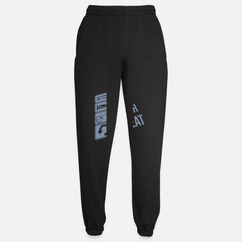 Rock Eat Sleep Repeat - Unisex Joggers - black