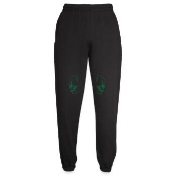 crew skull - Unisex Jogginghose - Schwarz - Vorne - AI Model Female 172 light (172cm)