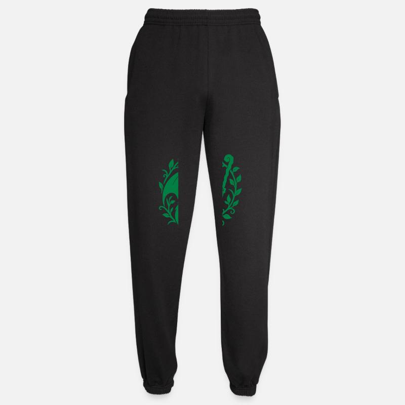 Druid Dragon (light green) - Unisex Joggers - black