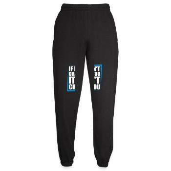 Séance d’entraînement Fitness Motivation Citation - Pantalon de jogging unisexe - noir - Devant - AI Model Female 172 light (172cm)