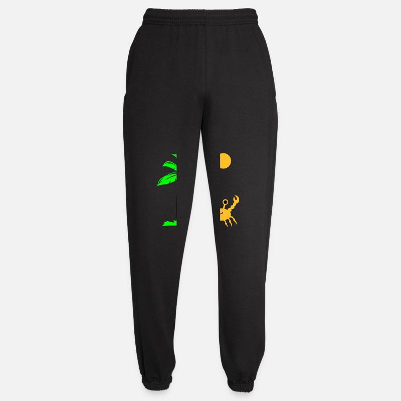 krabbe sonne palme - Unisex Jogginghose - Schwarz