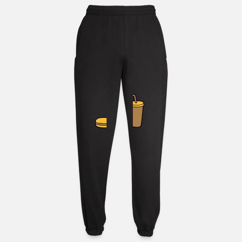 Burger Fries Cola - Unisex Joggers - black