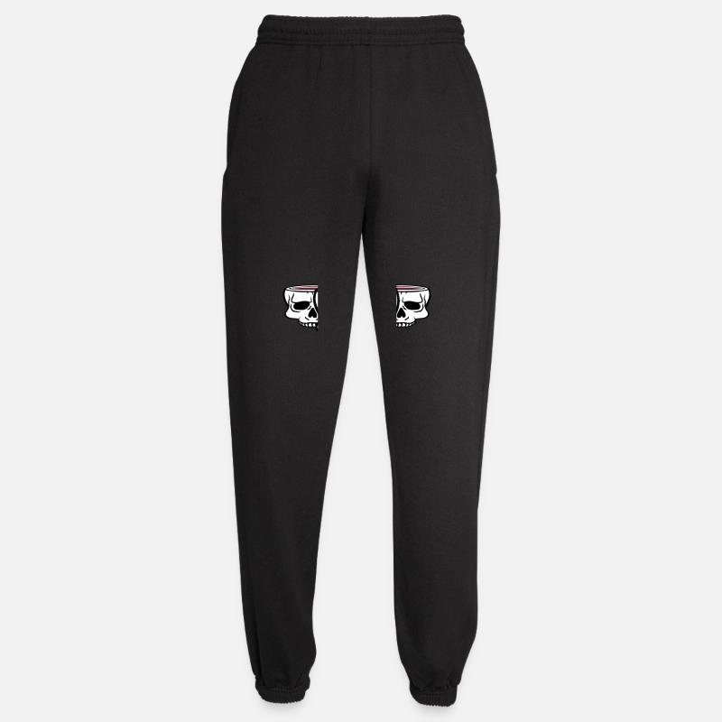 3 Friends Cup Skull - Unisex Joggers - black