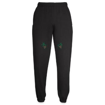 Heart Garland Hearts - Unisex Joggers - black - Front - AI Model Female 172 light (172cm)