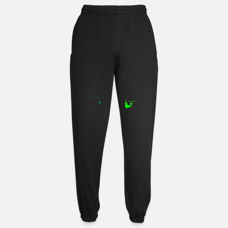 hubschrauber silhouette - Unisex Jogginghose - Schwarz