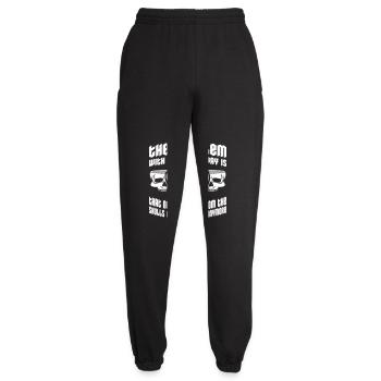 boissons de crânes ennemis - Pantalon de jogging unisexe - noir - Devant - AI Model Female 172 light (172cm)