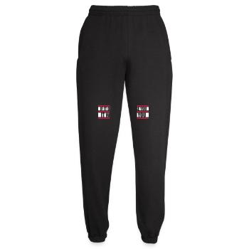 Séance d’entraînement Fitness Motivation Citation - Pantalon de jogging unisexe - noir - Devant - AI Model Female 172 light (172cm)