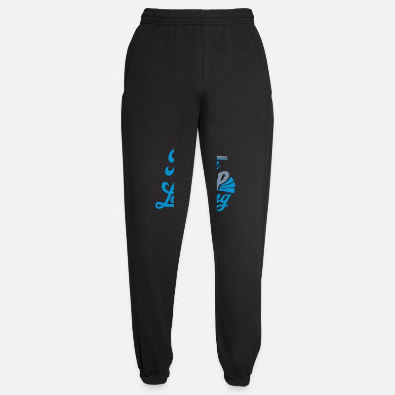 never stop learning Zitat - Unisex Jogginghose - Schwarz