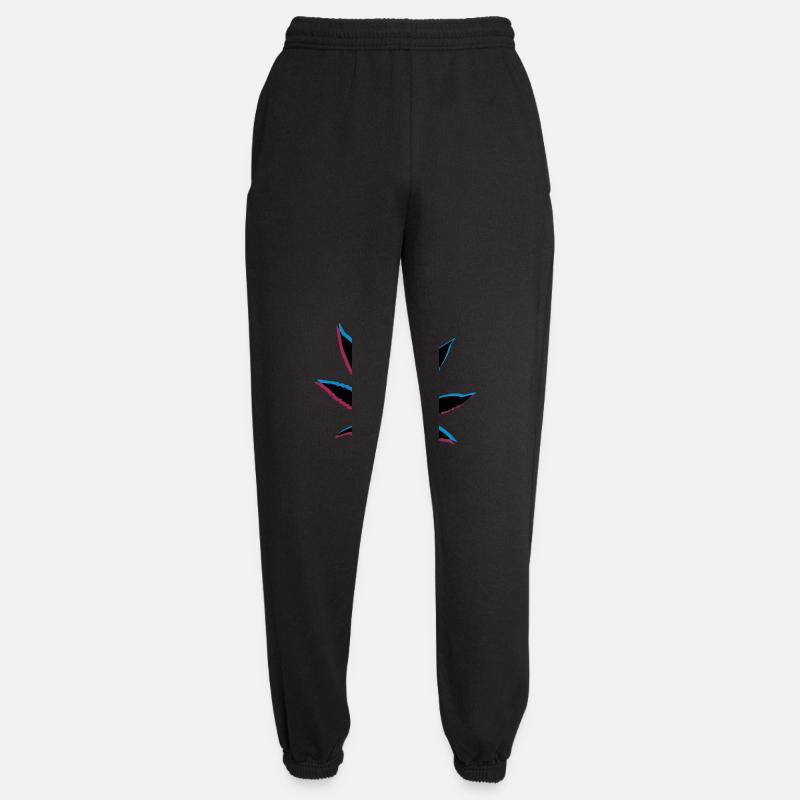 Effet de mauvaises herbes 3D - Pantalon de jogging unisexe - noir