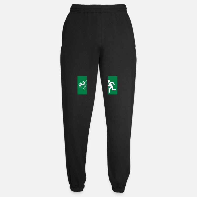 Montagnes - Pantalon de jogging unisexe - noir