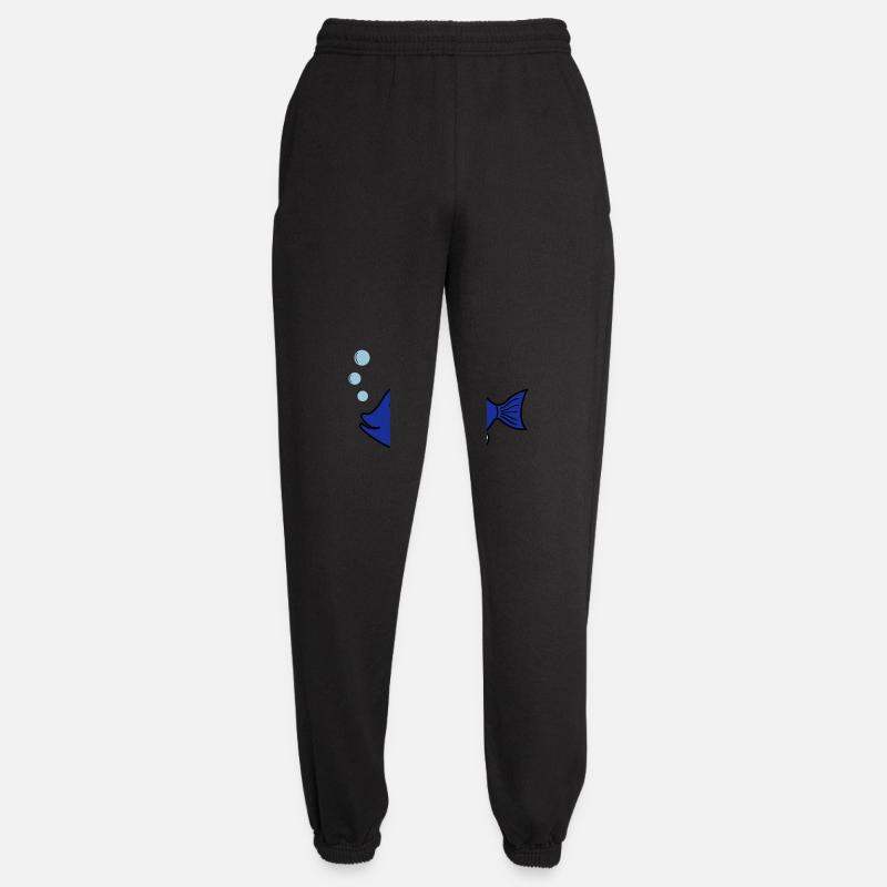 fisch comic - Unisex Jogginghose - Schwarz