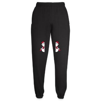 Bonhomme de neige 2 - Pantalon de jogging unisexe - noir - Devant - AI Model Female 172 light (172cm)