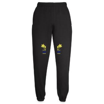 los angeles - Unisex Jogginghose - Schwarz - Vorne - AI Model Female 172 light (172cm)