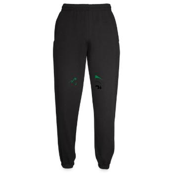 Bear Mountains - Unisex Joggers - black - Front - AI Model Female 172 light (172cm)