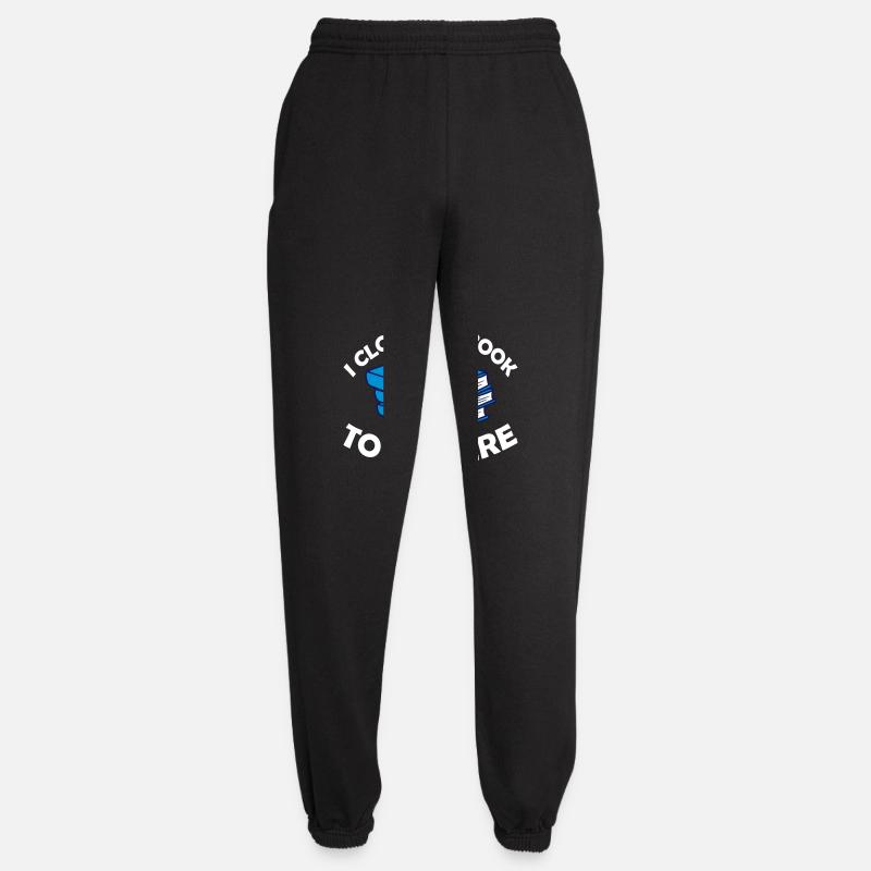 I closed my book - Unisex Jogginghose - Schwarz