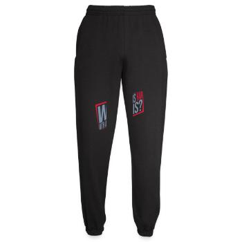 Qui a besoin de cheveux en disant - Pantalon de jogging unisexe - noir - Devant - AI Model Female 172 light (172cm)