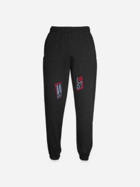 Who Needs Hair Spruch - Unisex Jogginghose - Schwarz