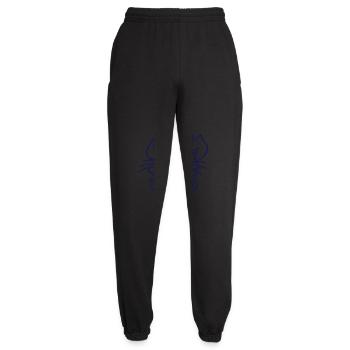 Démon Monstre Chat Halloween Horreur Cornes de Diable - Pantalon de jogging unisexe - noir - Devant - AI Model Female 172 light (172cm)