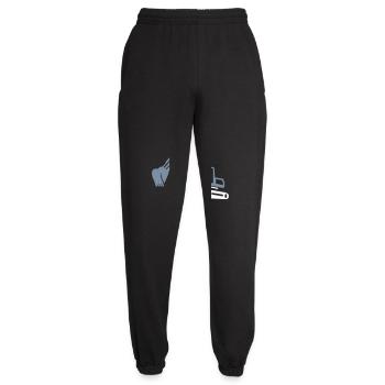 excavator - Unisex Joggers - black - Front - AI Model Female 172 light (172cm)