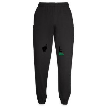 Excavator - Unisex Joggers - black - Front - AI Model Female 172 light (172cm)