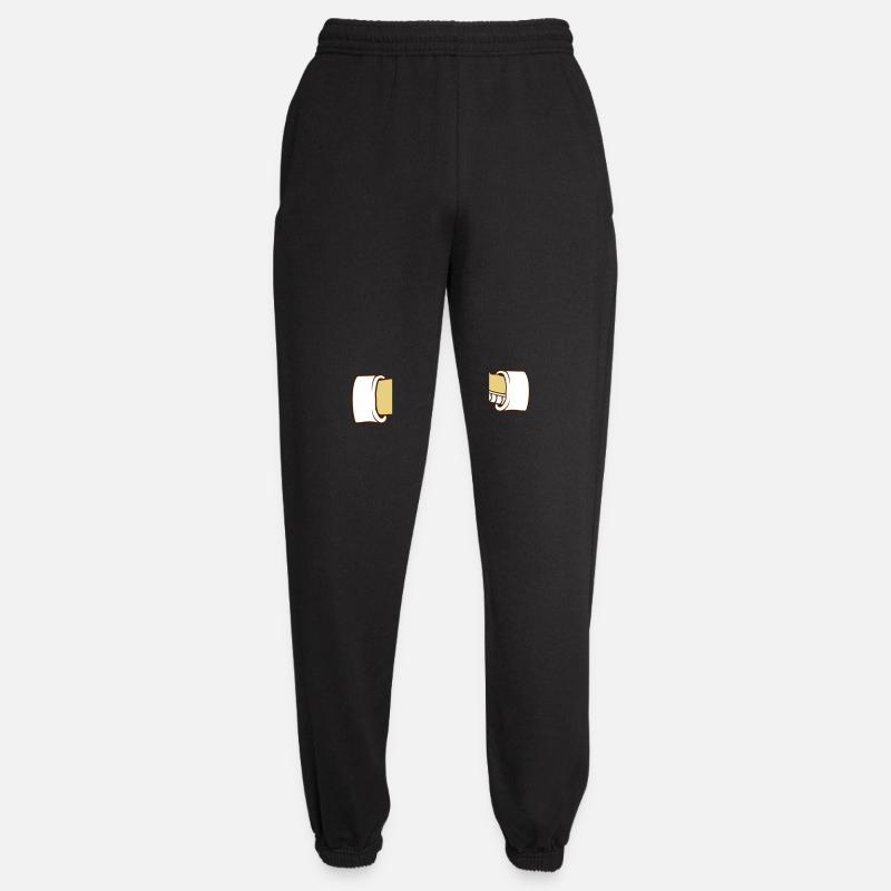 Snake bites handshake shaking hands - Unisex Joggers - black