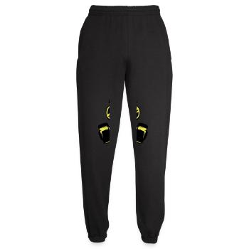 Gas mask - Unisex Joggers - black - Front - AI Model Female 172 light (172cm)