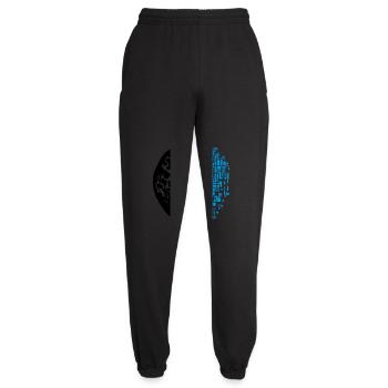 design schwarz digital android synthetisch roboter - Unisex Jogginghose - Schwarz - Vorne - AI Model Female 172 light (172cm)